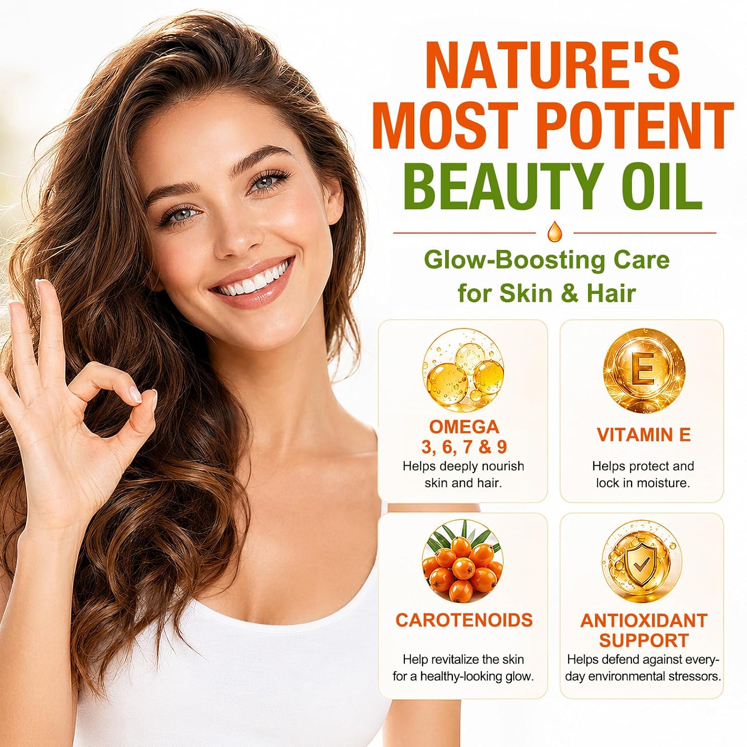 Detalle de Sea Buckthorn Oil, 60 mL