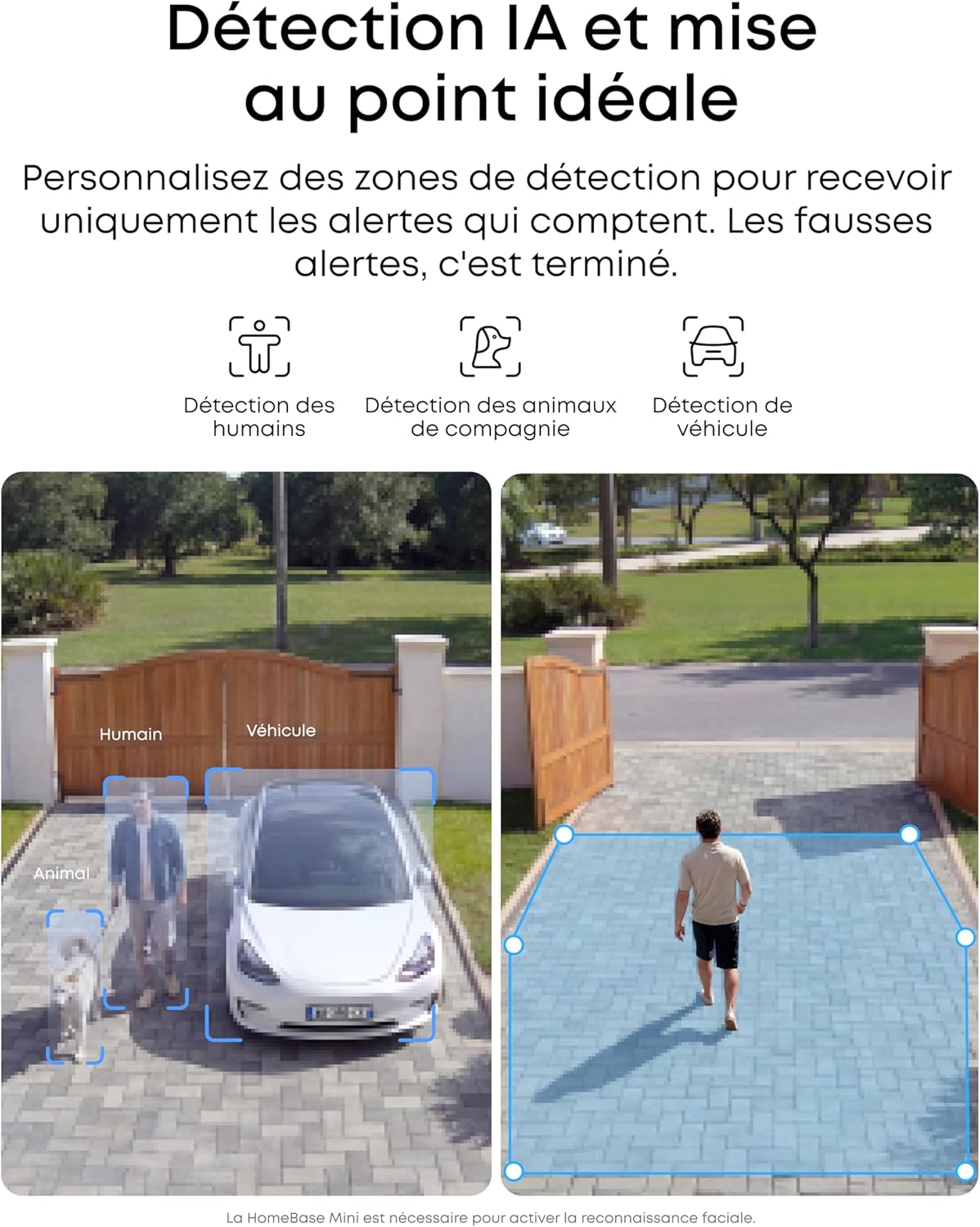 Detalle 2 de eufyCam C37: Caméra de surveillance extérieure 2K avec suivi IA 360° et solaire