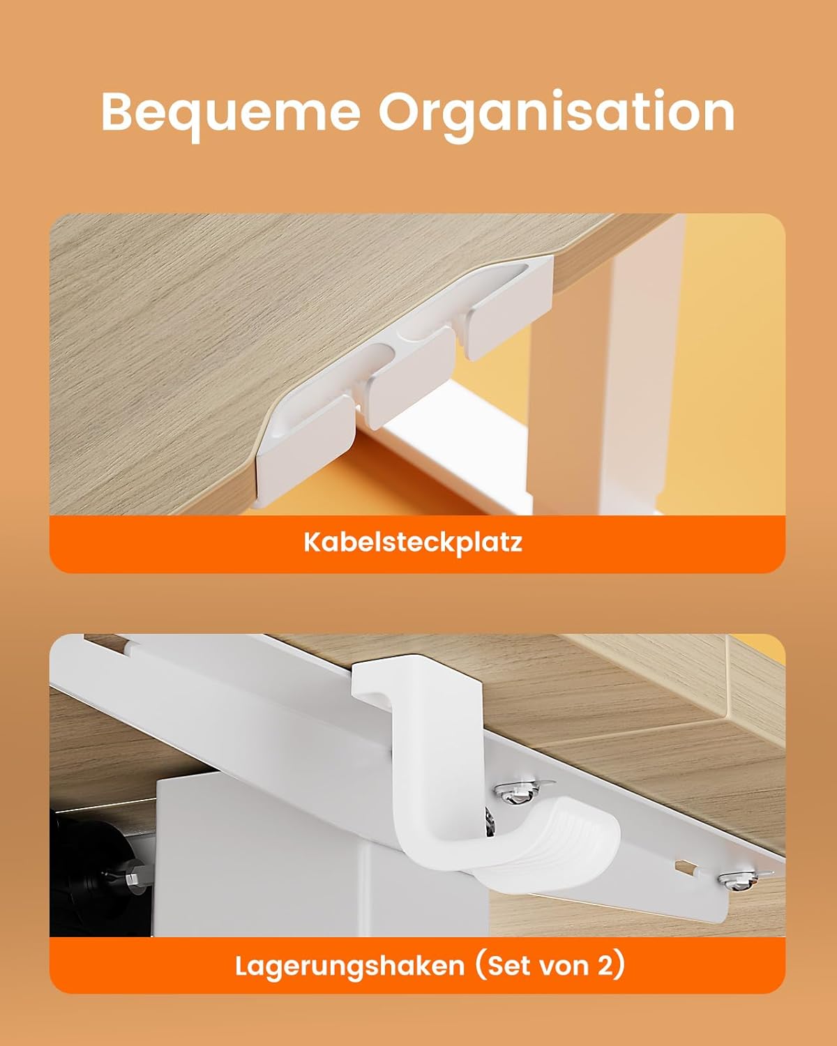 Thumbnail 6 de ErGear elektrisch höhenverstellbarer Schreibtisch 100×60 cm