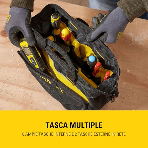 Detalle 2 de STANLEY Borsa portautensili 30x25x13 cm con base rigida