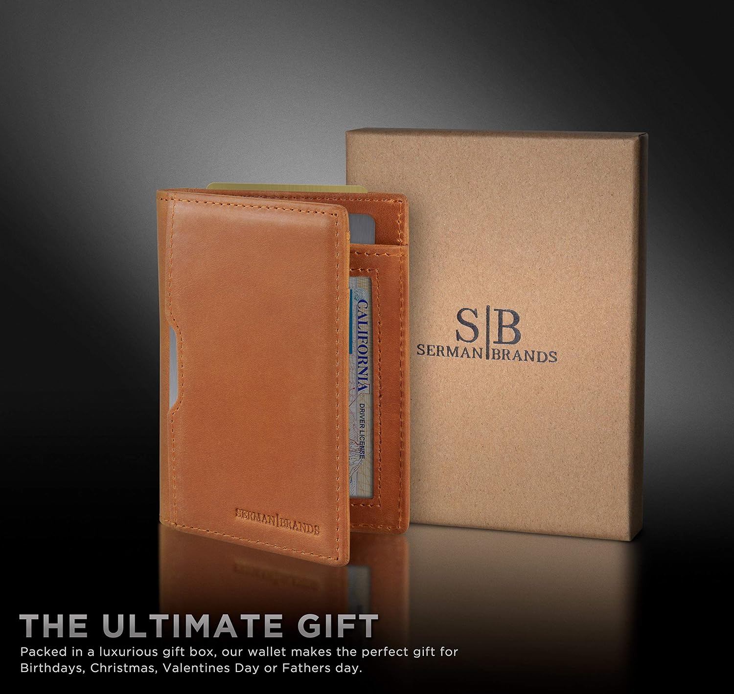 Detalle 2 de SERMAN BRANDS Men's Leather Wallet