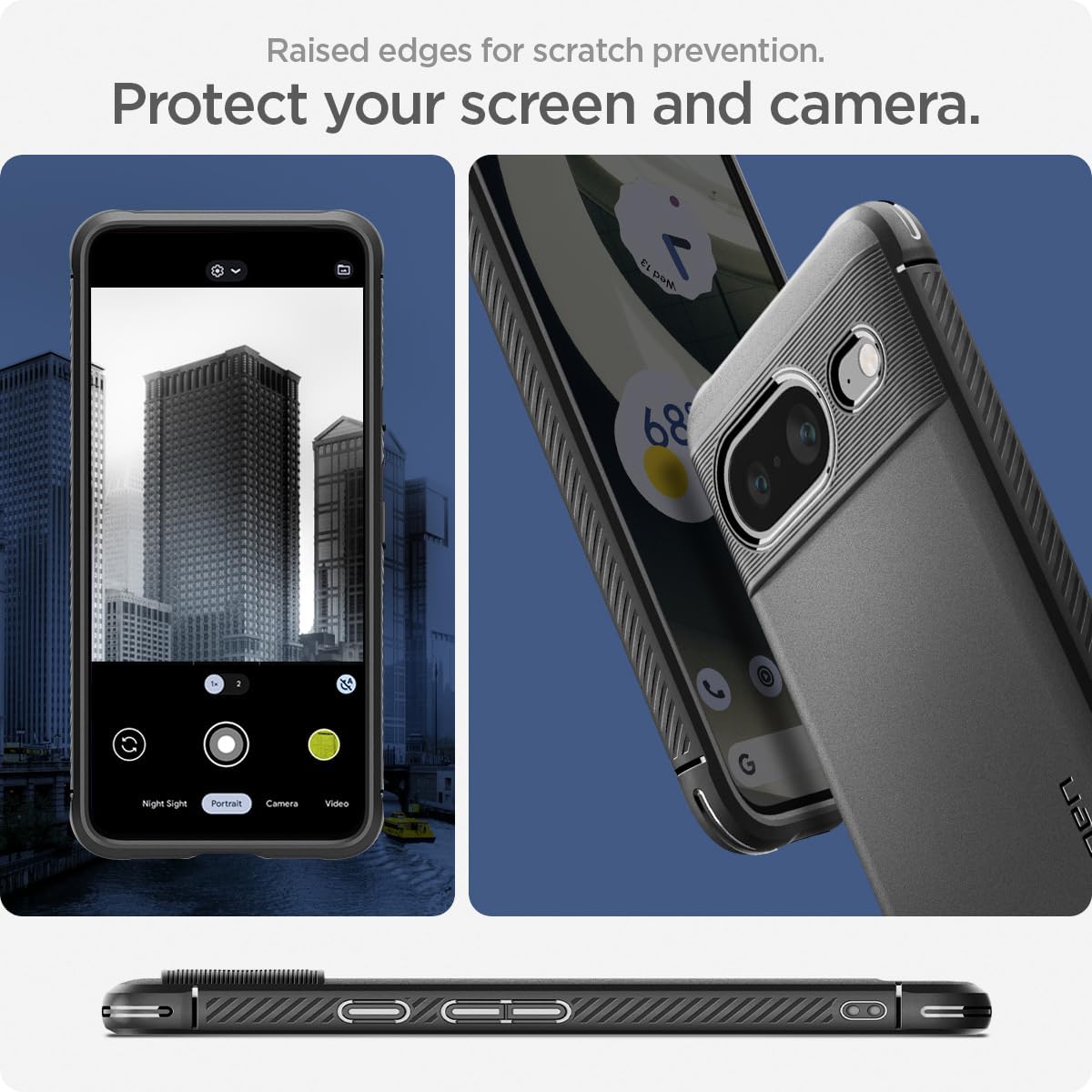 Thumbnail 5 de Spigen Cover Rugged Armor compatibile con Google Pixel 8 – Nero opaco