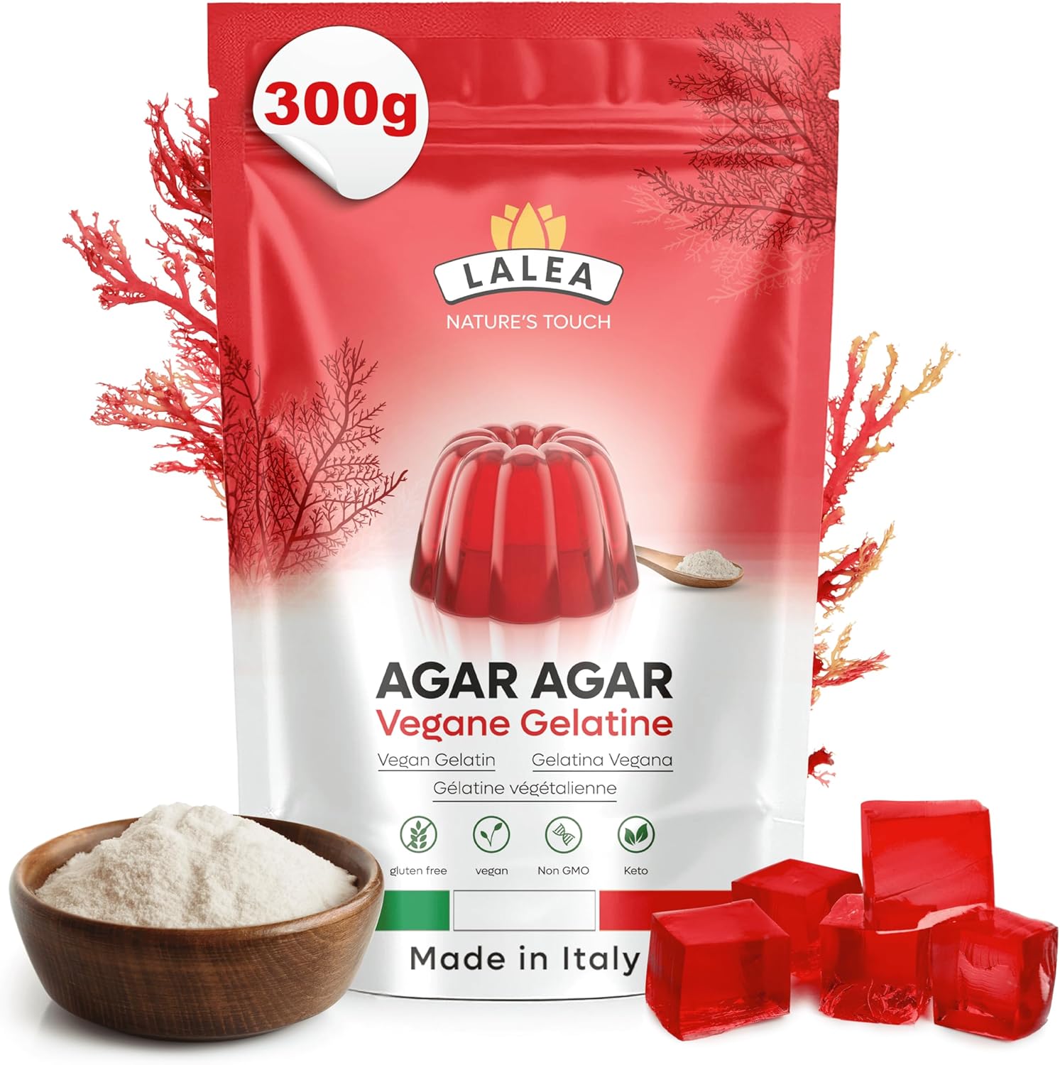 Thumbnail 6 de Agar Agar en poudre 550 g : gélifiant végétal pour gelées, desserts et confitures