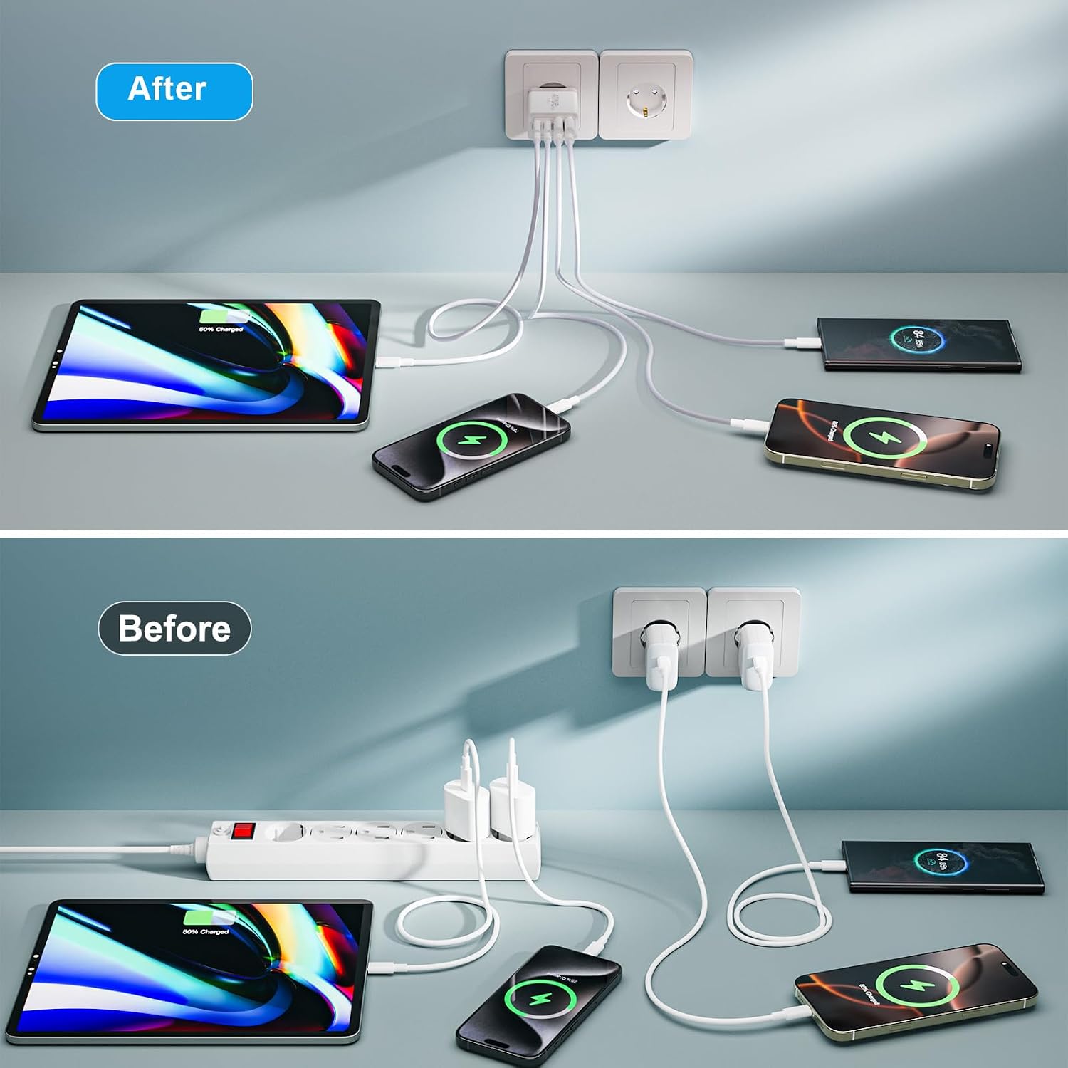 Thumbnail 3 de Mijun Chargeur USB C 40W 4 Ports