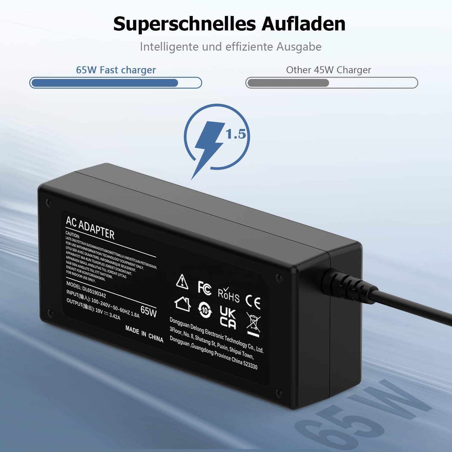 Thumbnail 6 de 65W Laptop Netzteil Acer Aspire