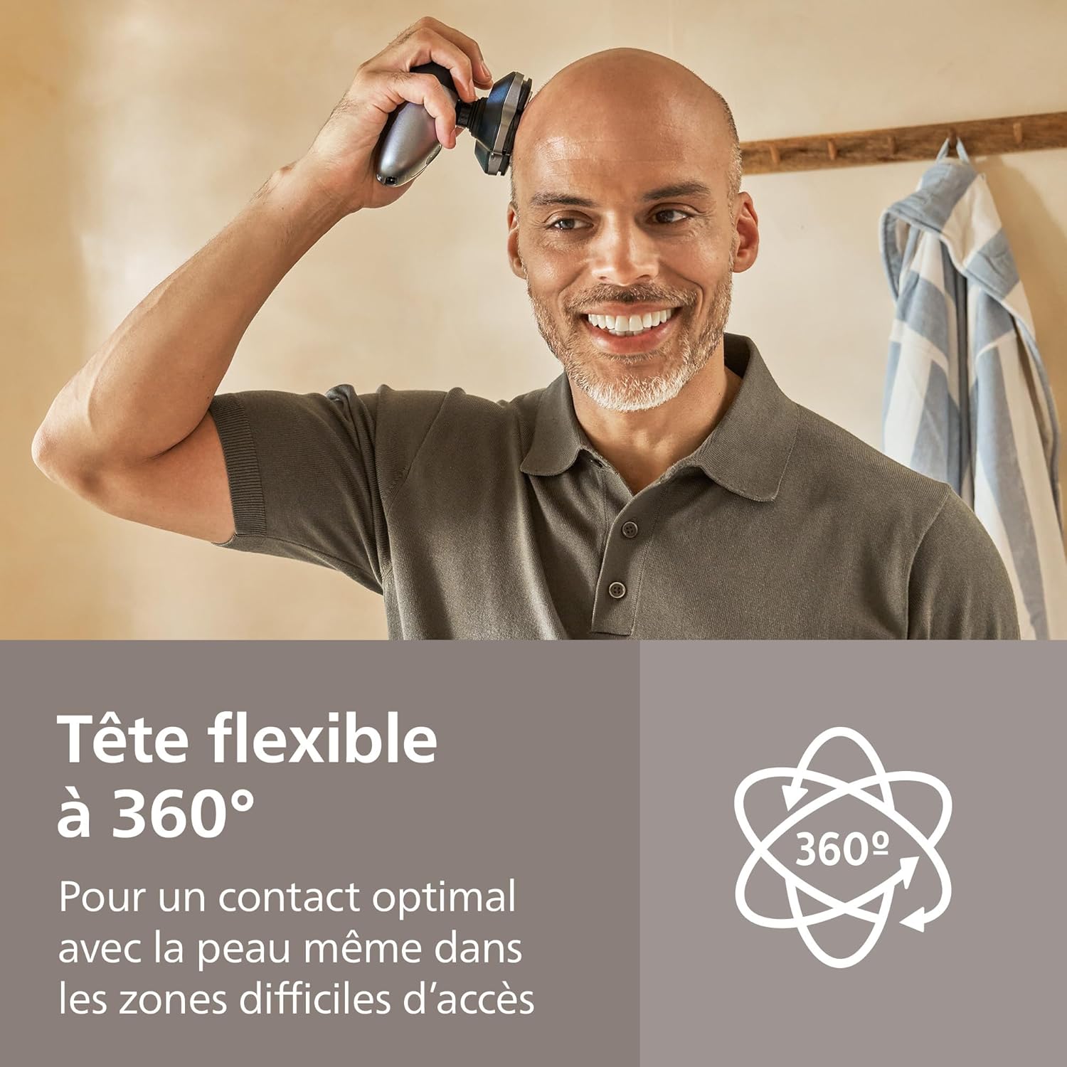 Thumbnail 3 de Philips Head Shaver Pro 7000 Series HS7980/15 90 min