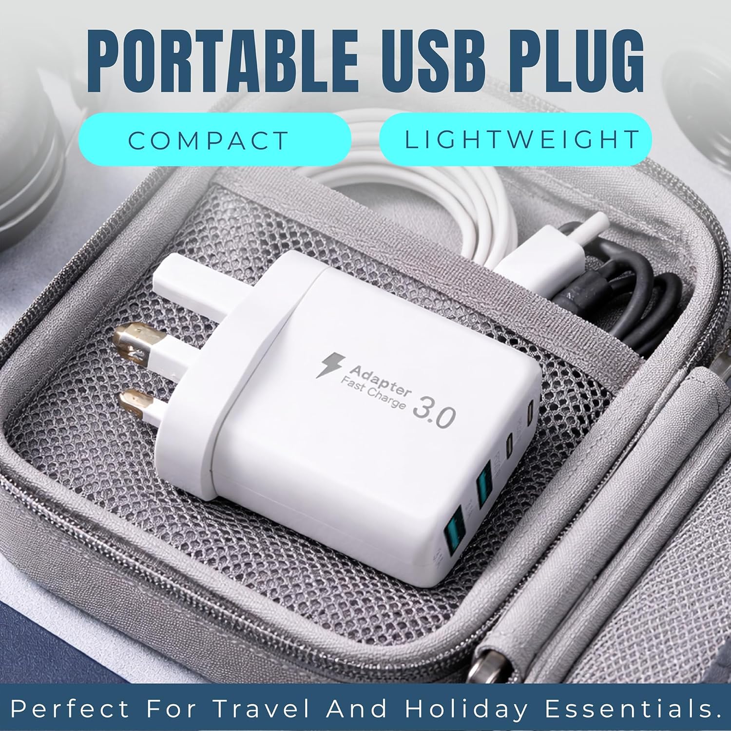 Thumbnail 5 de USB C Plug Multi USB C Charger 2×USB‑C 2×USB‑A