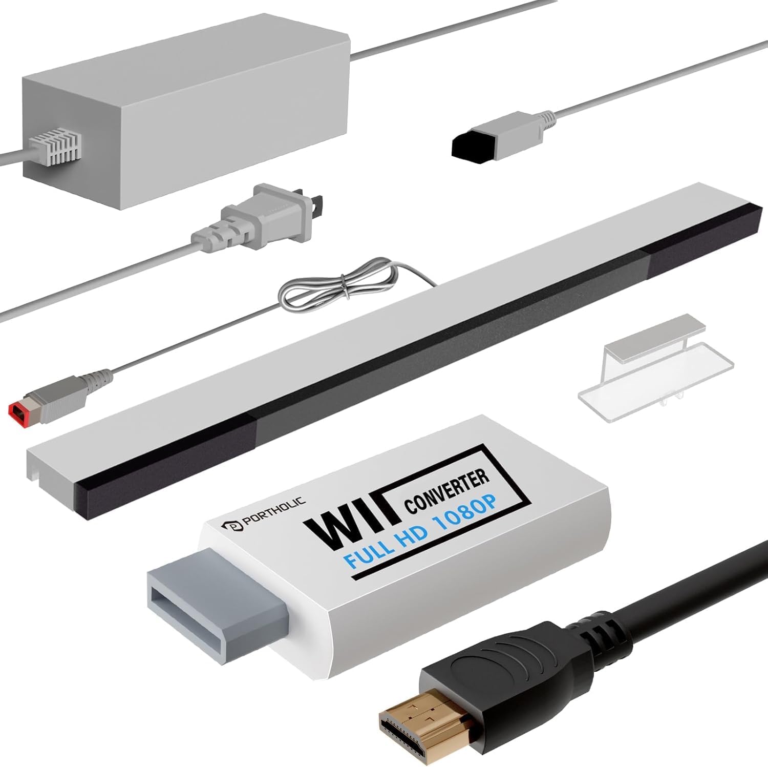 Thumbnail 6 de 4-in-1 Wii Kabel-Set Netzteil AC Wii HDMI
