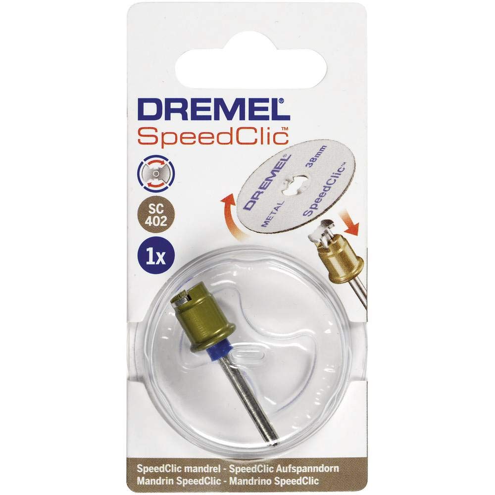 Detalle 2 de Mandrin Dremel S402 SpeedClic (SC402) : adaptateur sans clé pour accessoires EZ SpeedClic