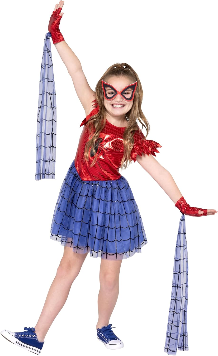 Detalle 2 de MARVEL Spider-Man Youth Halloween Dress ðŸŽ