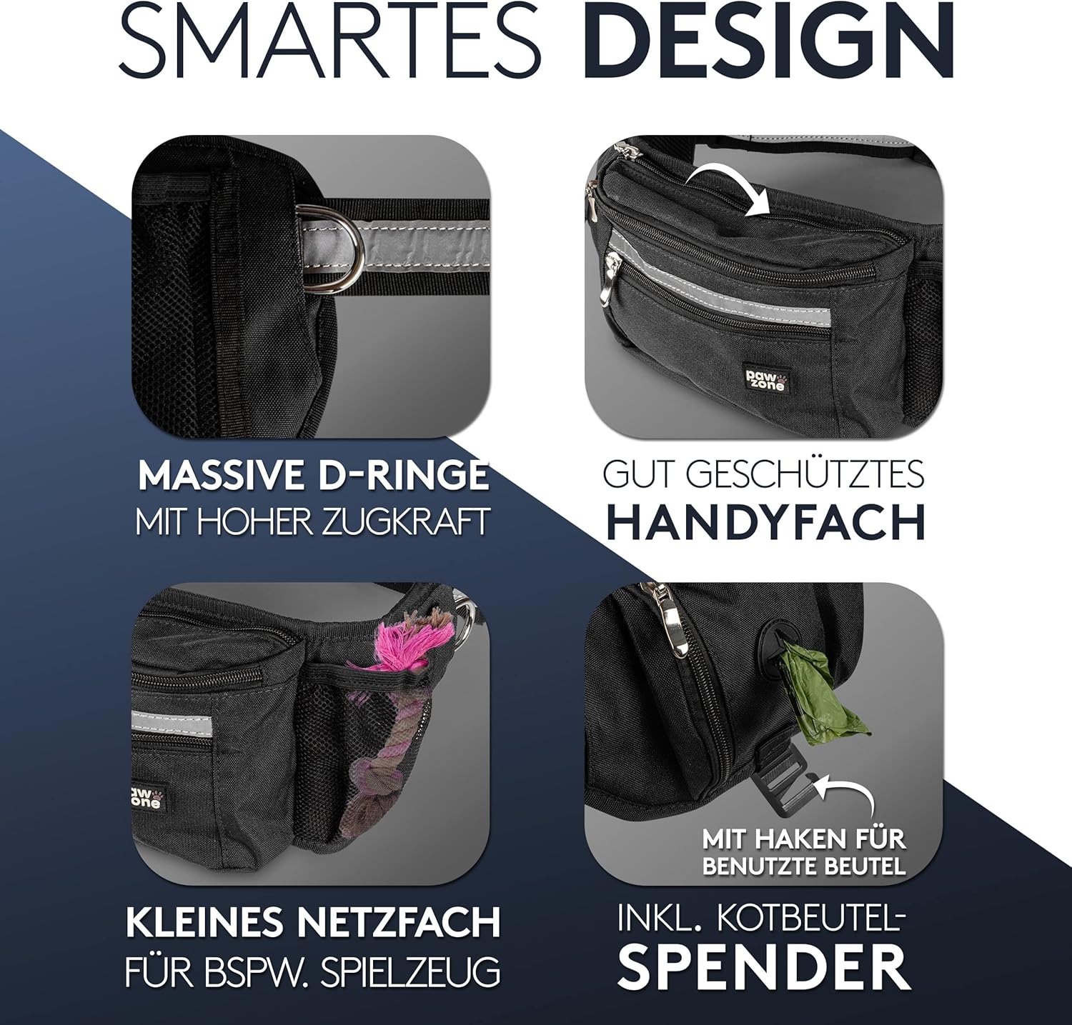 Thumbnail 2 de PAWZONE Futterbeutel Hunde