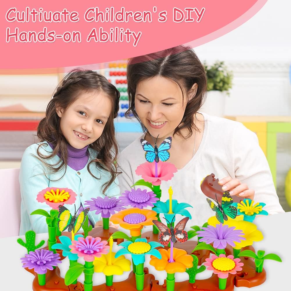 Thumbnail 6 de OSDUE Flower Garden Building Toy Set 90pcs 🌸🧩