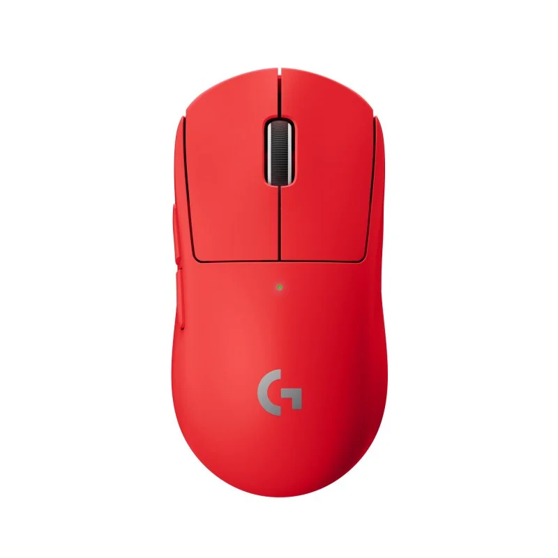 Detalle de Logitech Pro X Superlight 25600 DPI — Ratón gaming rojo