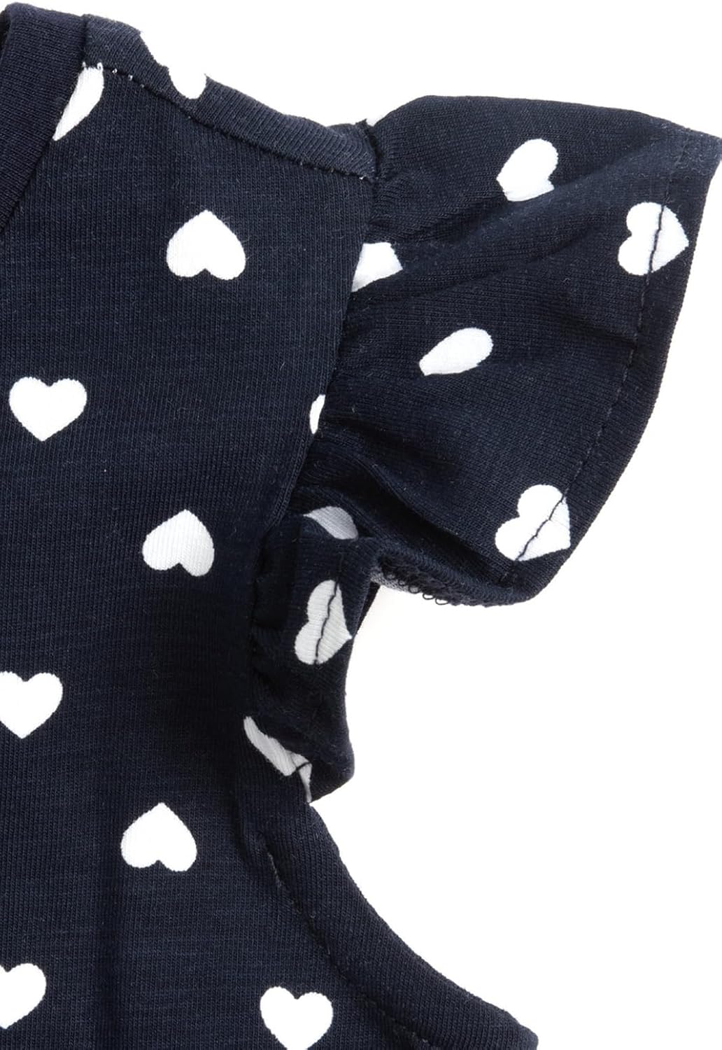 Detalle de Chicco Vestiti Bambina Set di 2 – Morbido Tessuto, Stampa Cuori e Unicorni, Primavera-Estate