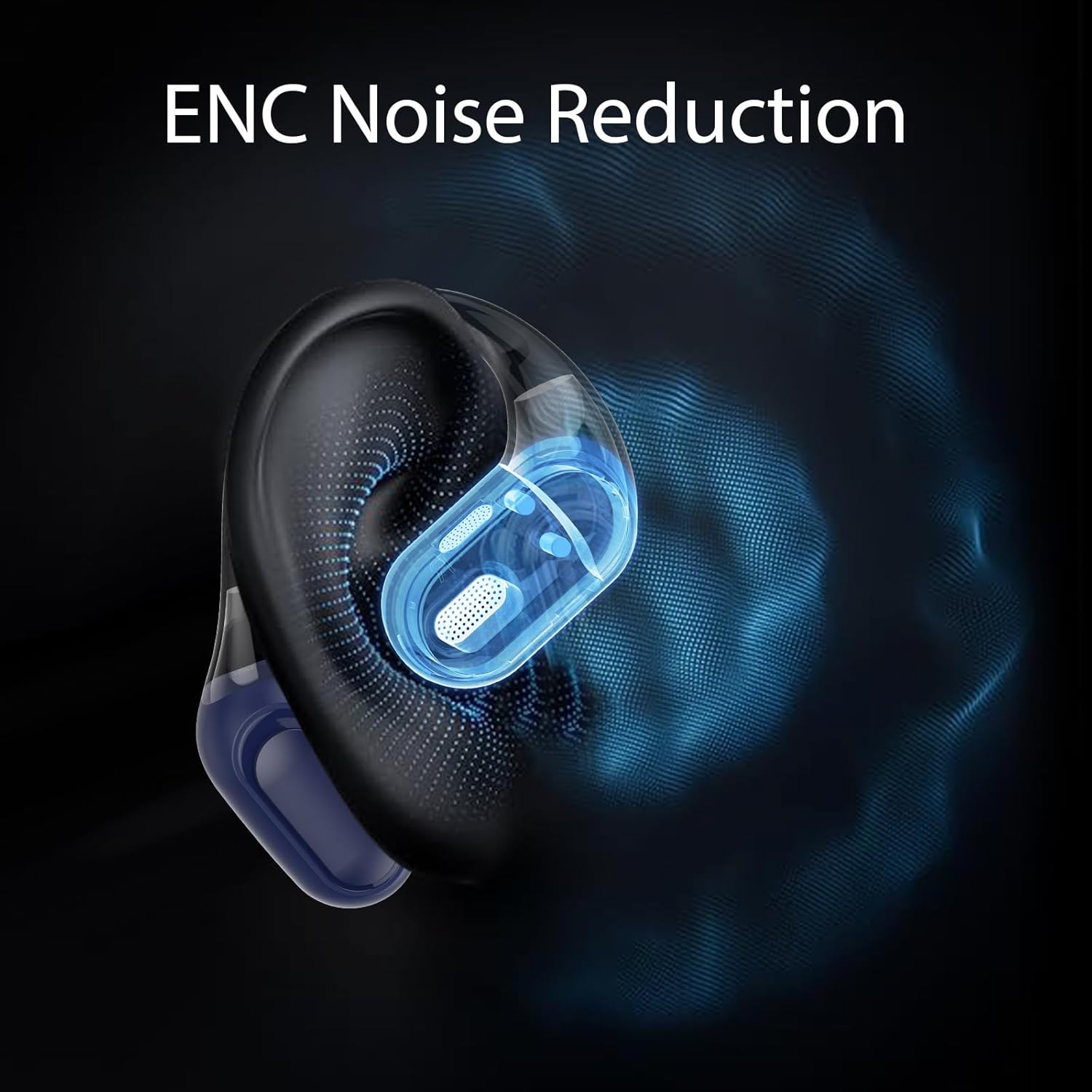 Thumbnail 2 de Open-Ear Bluetooth Headphones with Deep Bass and 48H Battery – Open Earbuds with IPX7 Waterproofing