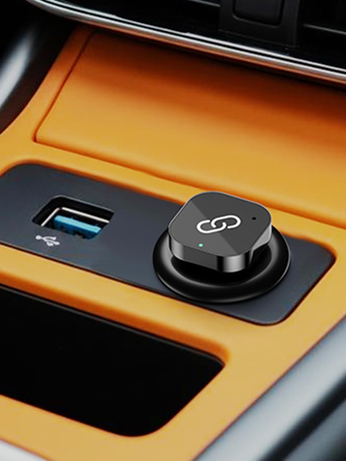 Detalle de Spedal Wireless CarPlay Adapter UK: 2026 Upgraded One-Button Dual Phone Switching for CarPlay & Android Auto