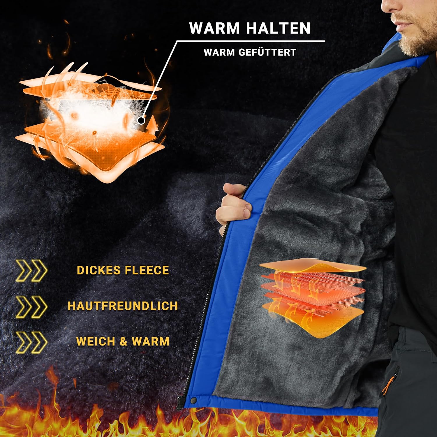 Detalle de KEFITEVD Skijacke Herren