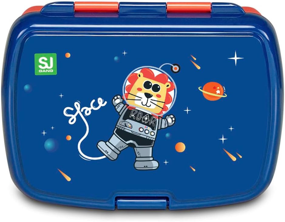 Thumbnail 5 de Set porte-goûter SJ Gang Style Jam Gang bleu avec compartiment intérieur et gourde hermétique pour enfants