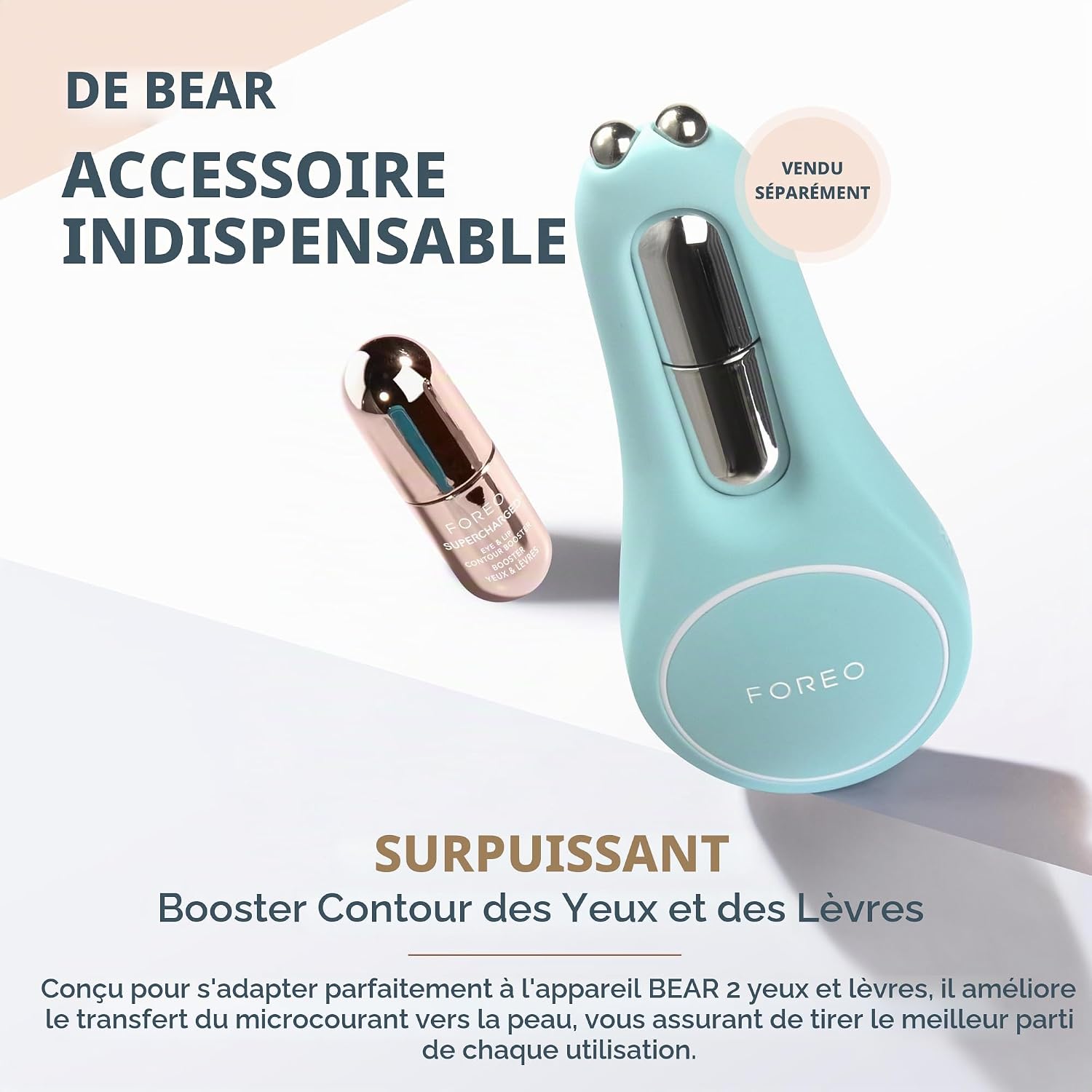 Thumbnail 4 de FOREO SUPERCHARGED Eye & Lip Contour Booster – Gel conducteur en capsules, niacinamide, format voyage