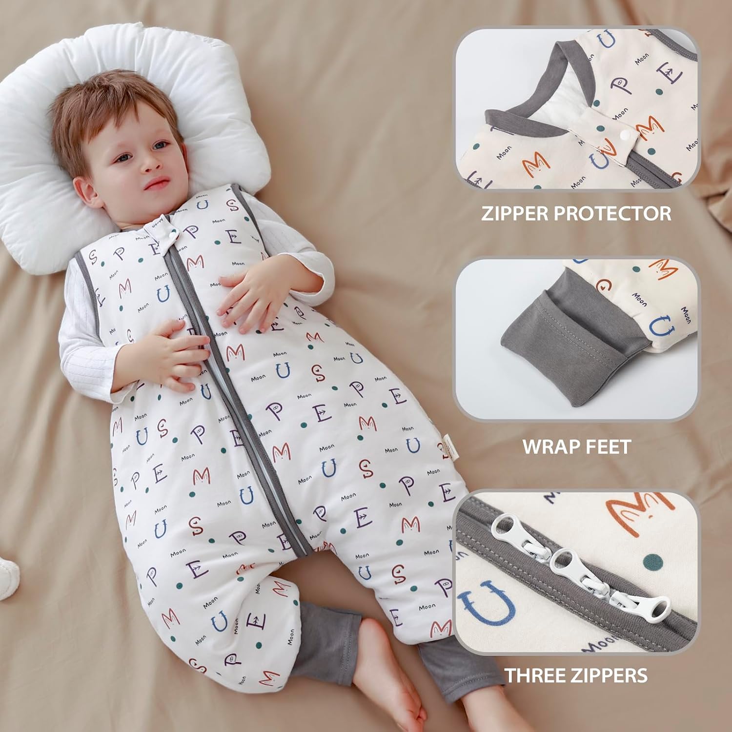 Thumbnail 4 de MIKAFEN Baby Winter Sleeping Bag with Feet