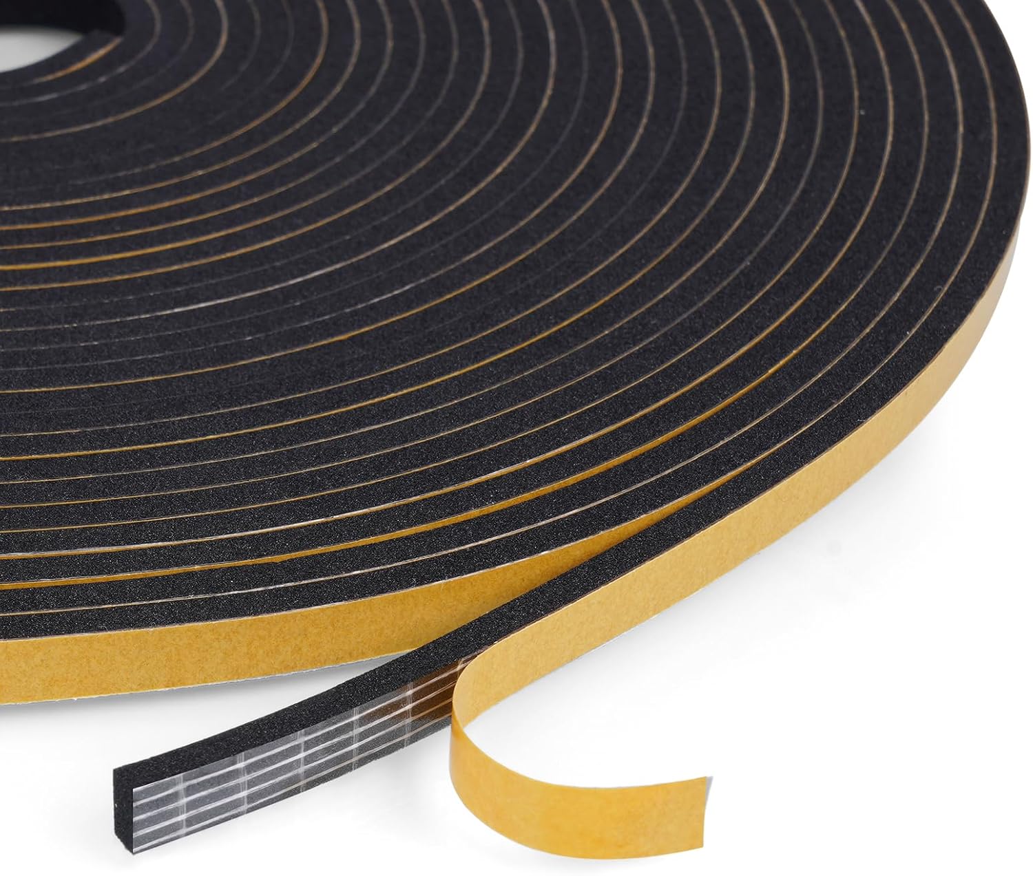 Flintronic Nastro schiuma 6x3 mm 10 m Nero