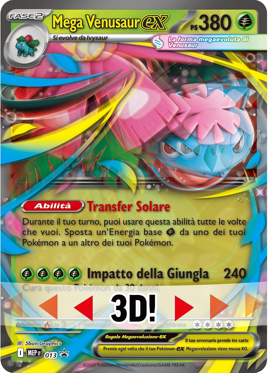 Detalle 2 de Pokémon collezione premium Mega Venusaur-ex con 8 buste