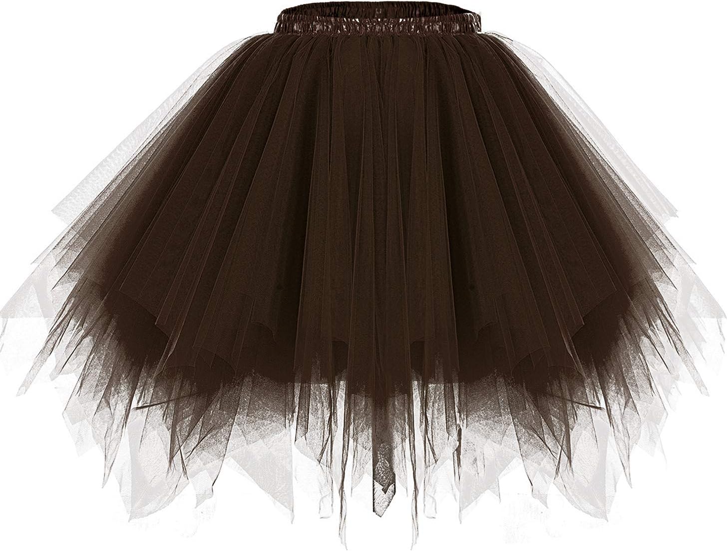 Detalle de Bridesmay short tulle skirt for women – 50s vintage ballet tutu style for Halloween, cosplay and stage