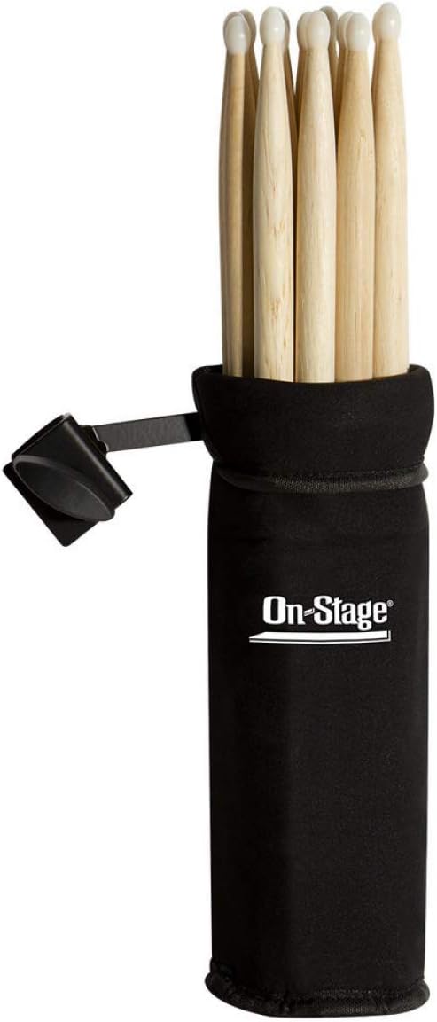 Detalle de On-Stage DA100 Drum Stick Holder, neoprene pocket for 8 pairs