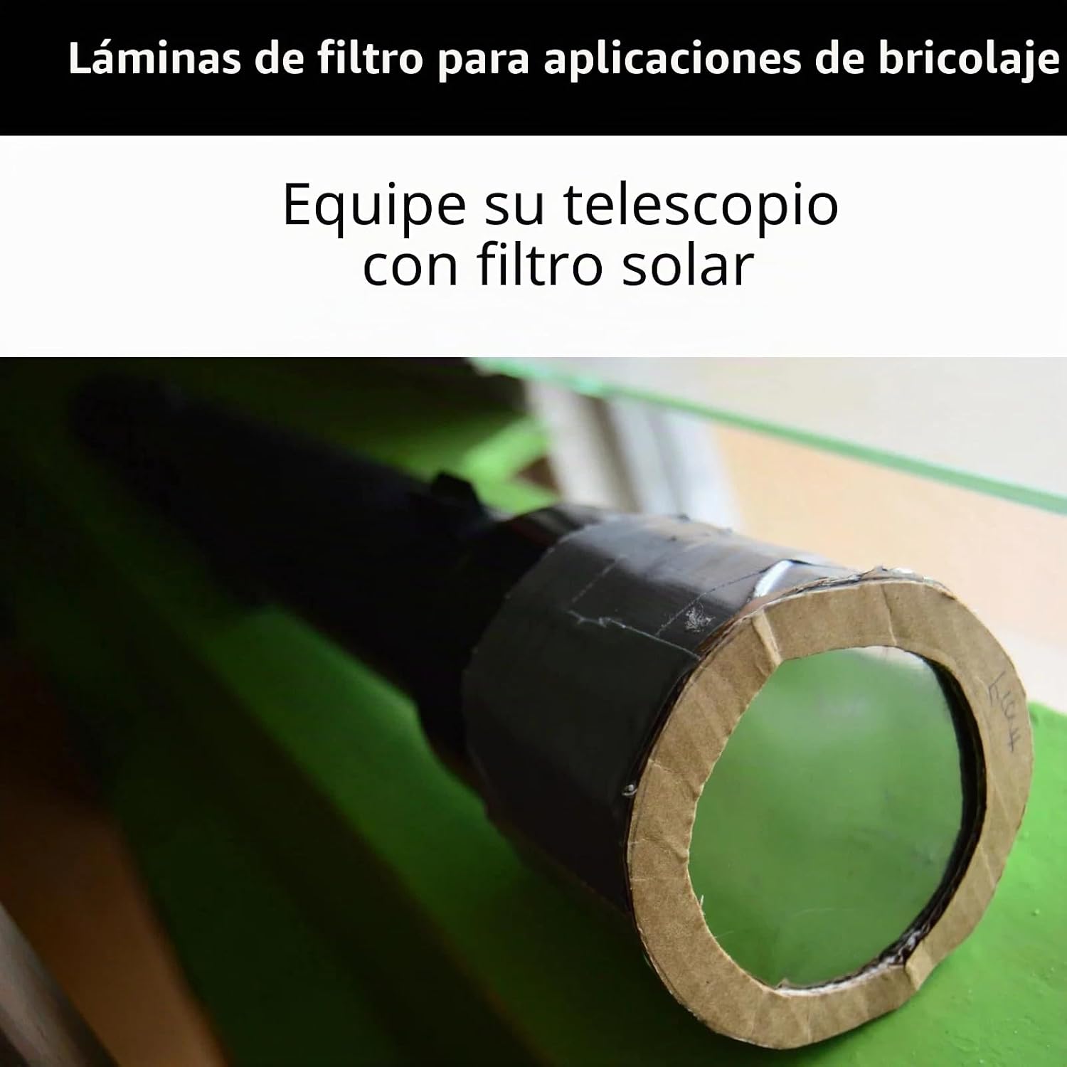 Thumbnail 4 de Absolute Eclipse Filtro Solar DIY 150 x 150 mm para telescopio, prismáticos y cámara
