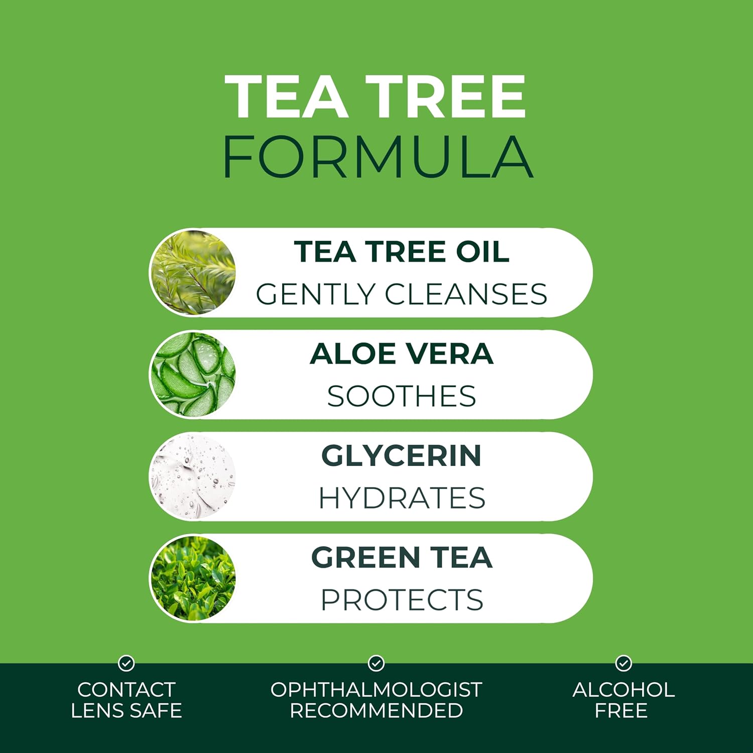 Thumbnail 3 de NOVEHA 60pc Tea Tree Eyelid & Lash Wipes