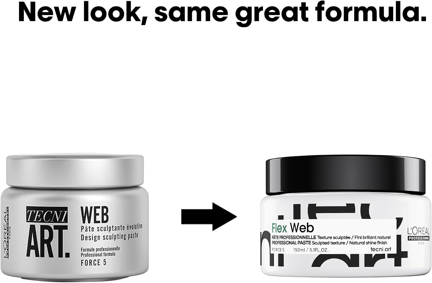 Detalle de L’Oréal Professionnel Tecni.Art Web Pasta Modellante Tenuta Extra-Forte Effetto Naturale e Brillante da 100 ml