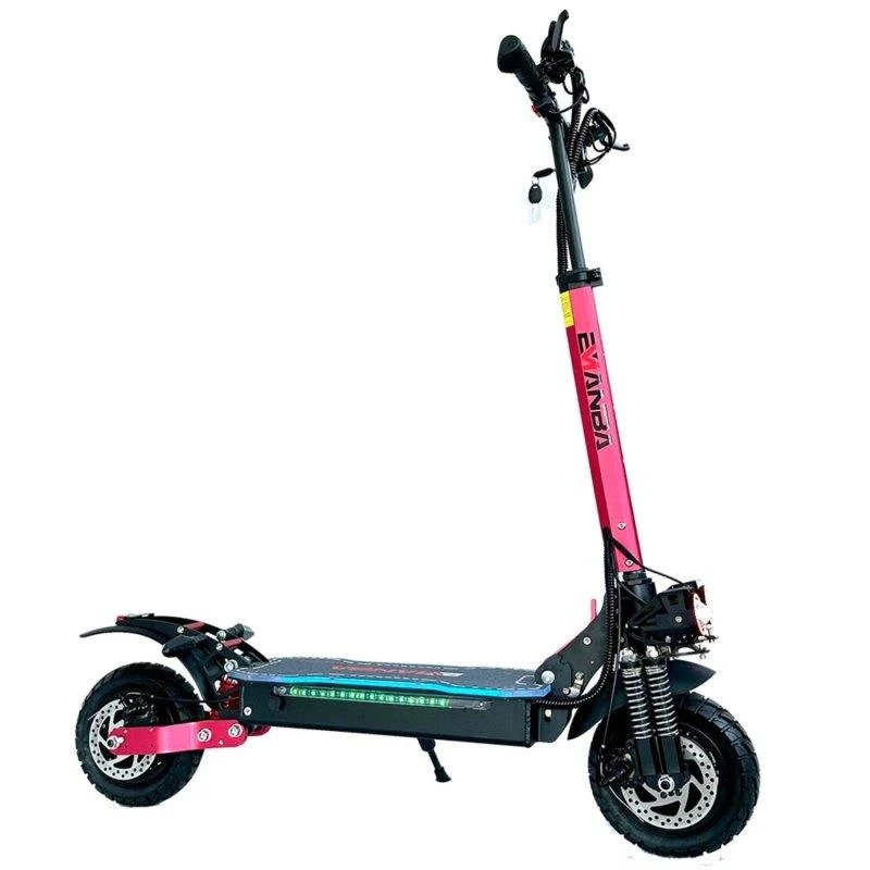 Detalle de Emanba X6 Pro 2400W: patinete eléctrico todo terreno con 70 km de autonomía