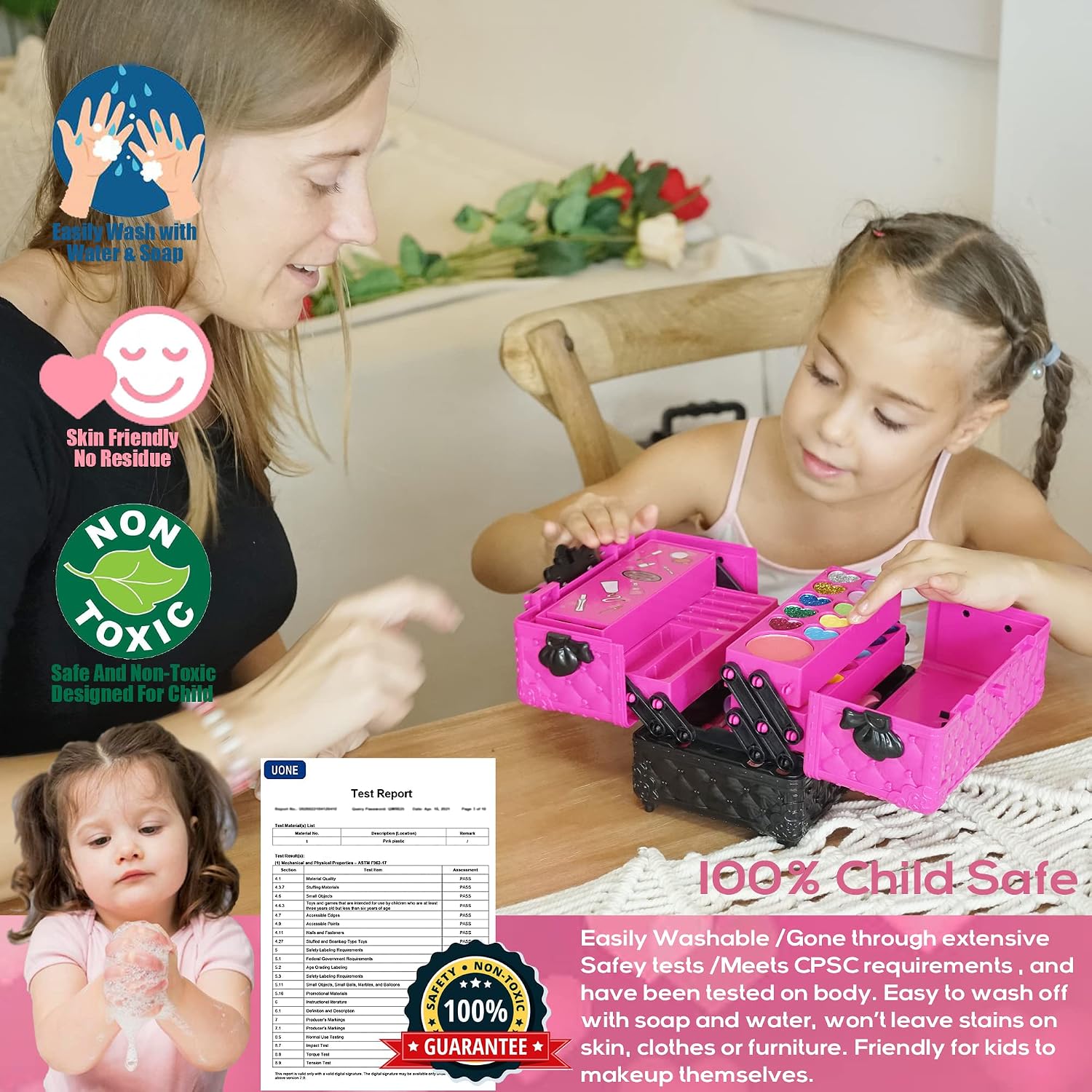 Detalle de Kids Makeup Kit 52 PCS ๐