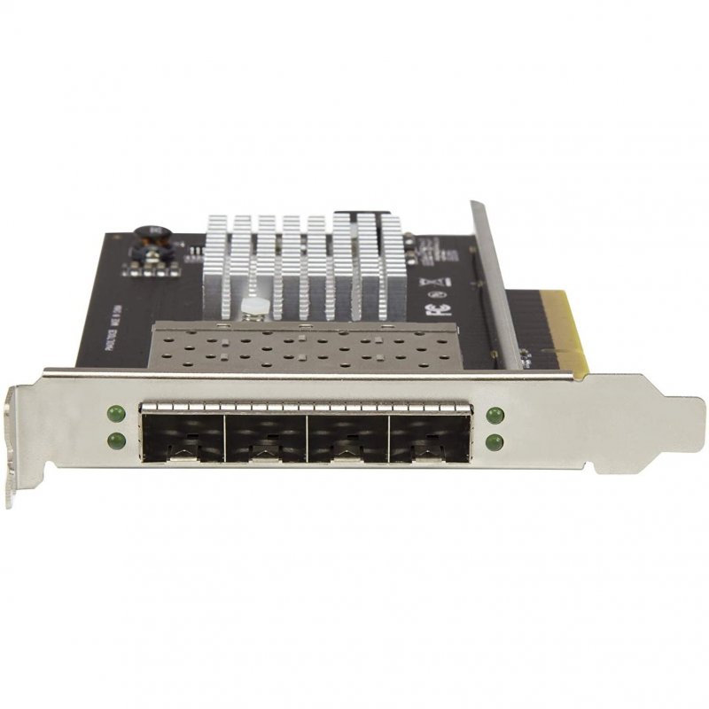 Detalle de StarTech PEX10GSFP4I: Tarjeta de Red PCIe con 4 puertos SFP+ para 10 Gbps