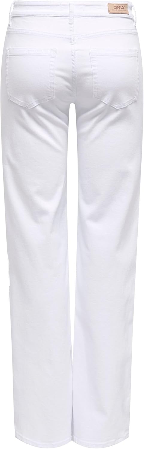 Detalle de Only Female Straight-Fit Jeans ONLBLUSH – Mittlere Taille, Gerade geschnitten