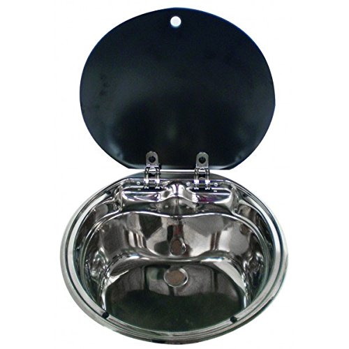 Thumbnail 1 de Dometic Waeco VA7306FP: Lavandino circolare con coperchio in vetro, Ø420×H148 mm