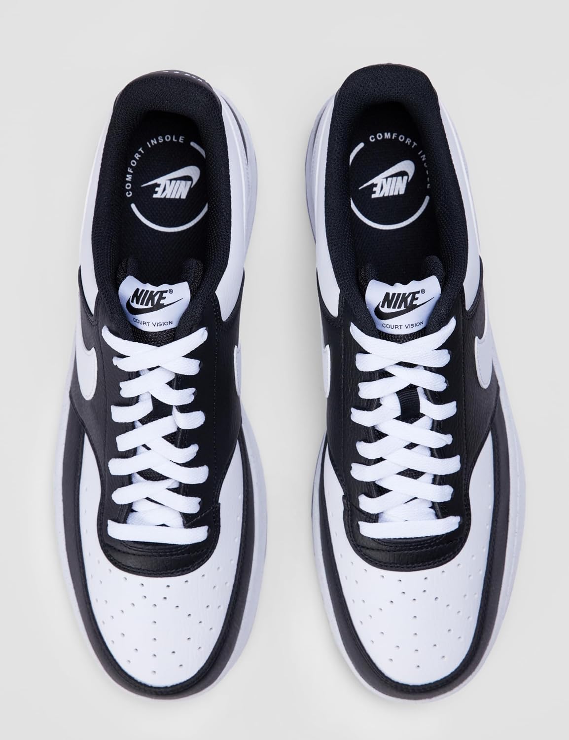 Thumbnail 4 de Nike Court Vision Lo Uomo: stile e comforti per il quotidiano, design nero/bianco EU 40.5