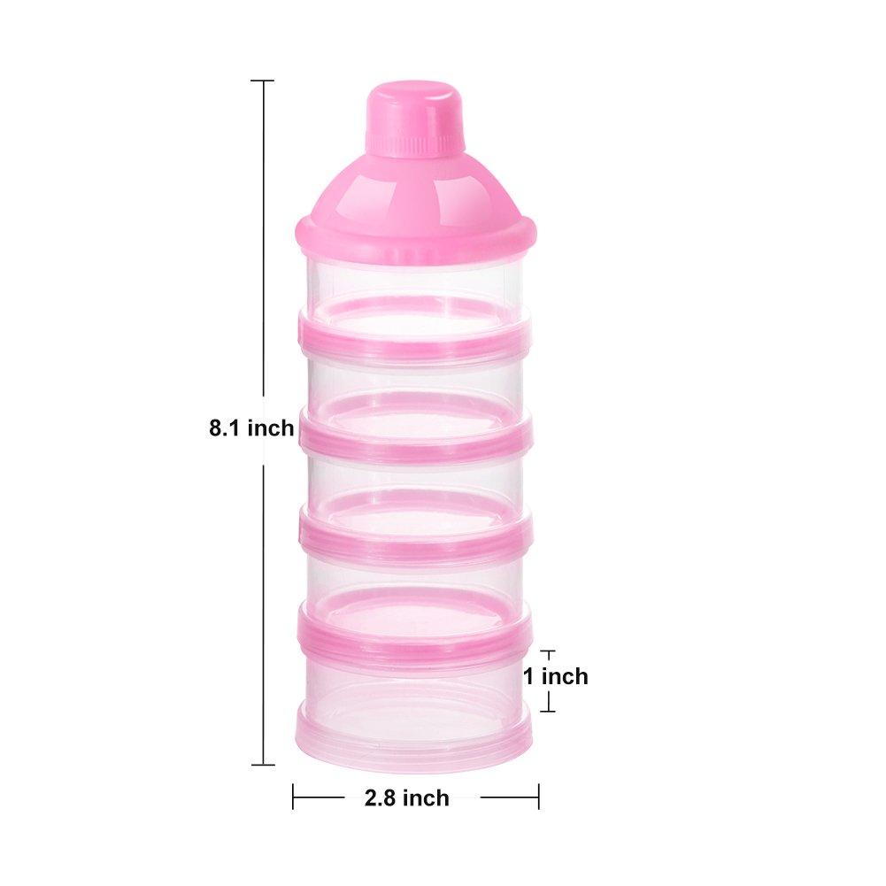 Thumbnail 6 de Accmor 5-Compartment Formula Dispenser, Stackable BPA-Free PP Container