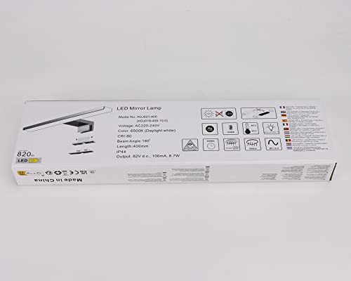 Thumbnail 8 de Aogled Lámpara LED de Espejo de Baño 40 cm, 10W, 820 lm, 6000K, IP44