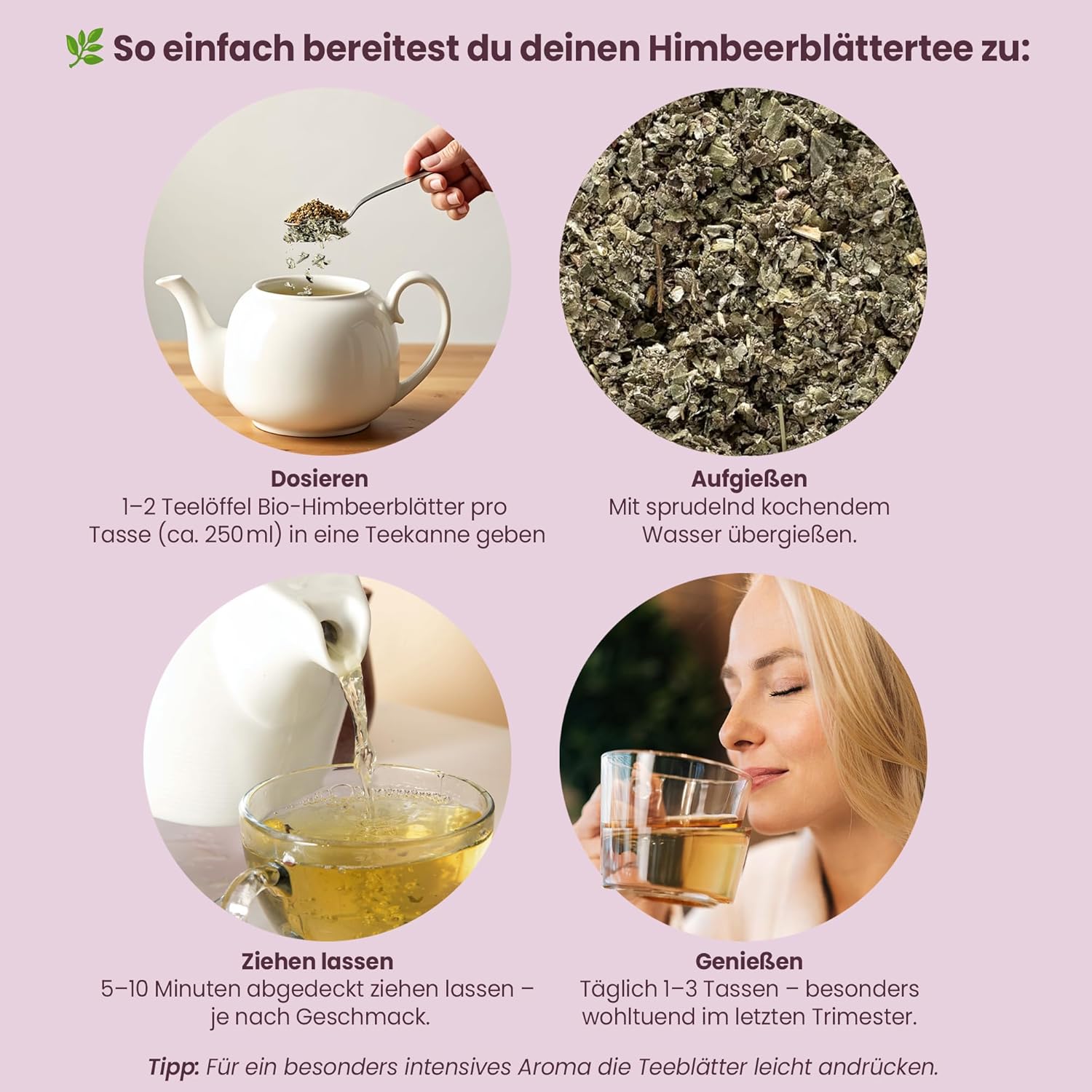 Thumbnail 5 de He-Ju Himbeerblättertee 200 g 🍵