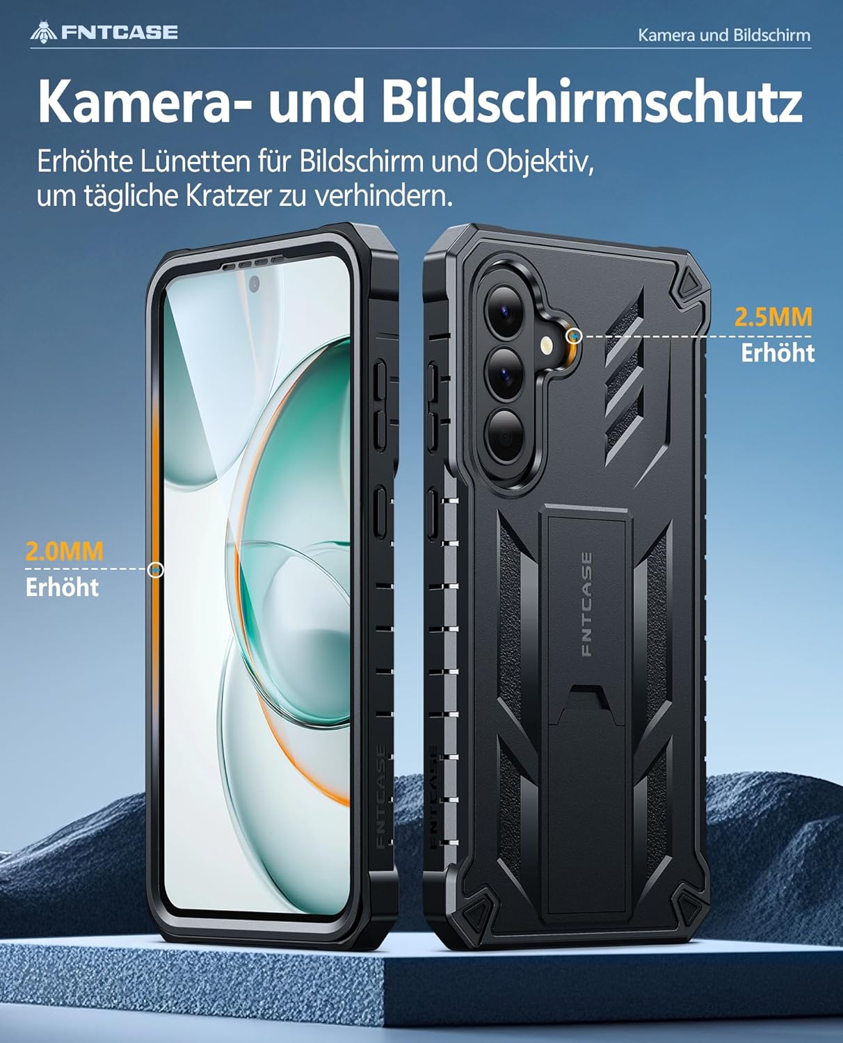 Thumbnail 6 de FNTCASE for Samsung Galaxy A57 Case: Military-Grade Protection with Integrated Screen Protector and Kickstand
