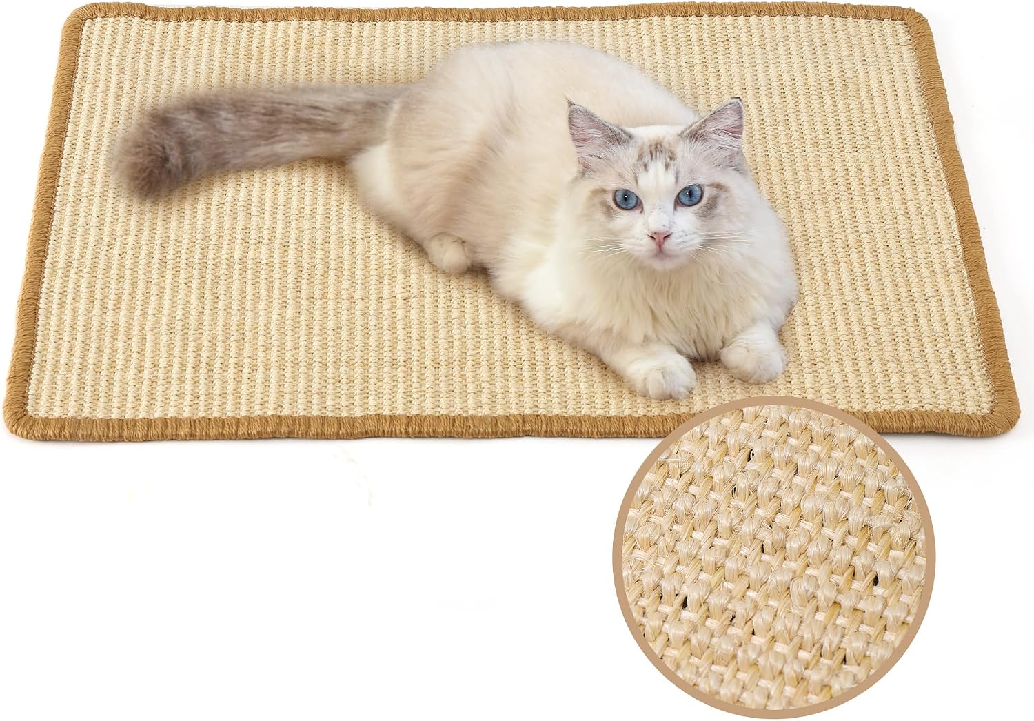 Detalle de FUKUMARU cat scratcher mat 60 x 40 cm
