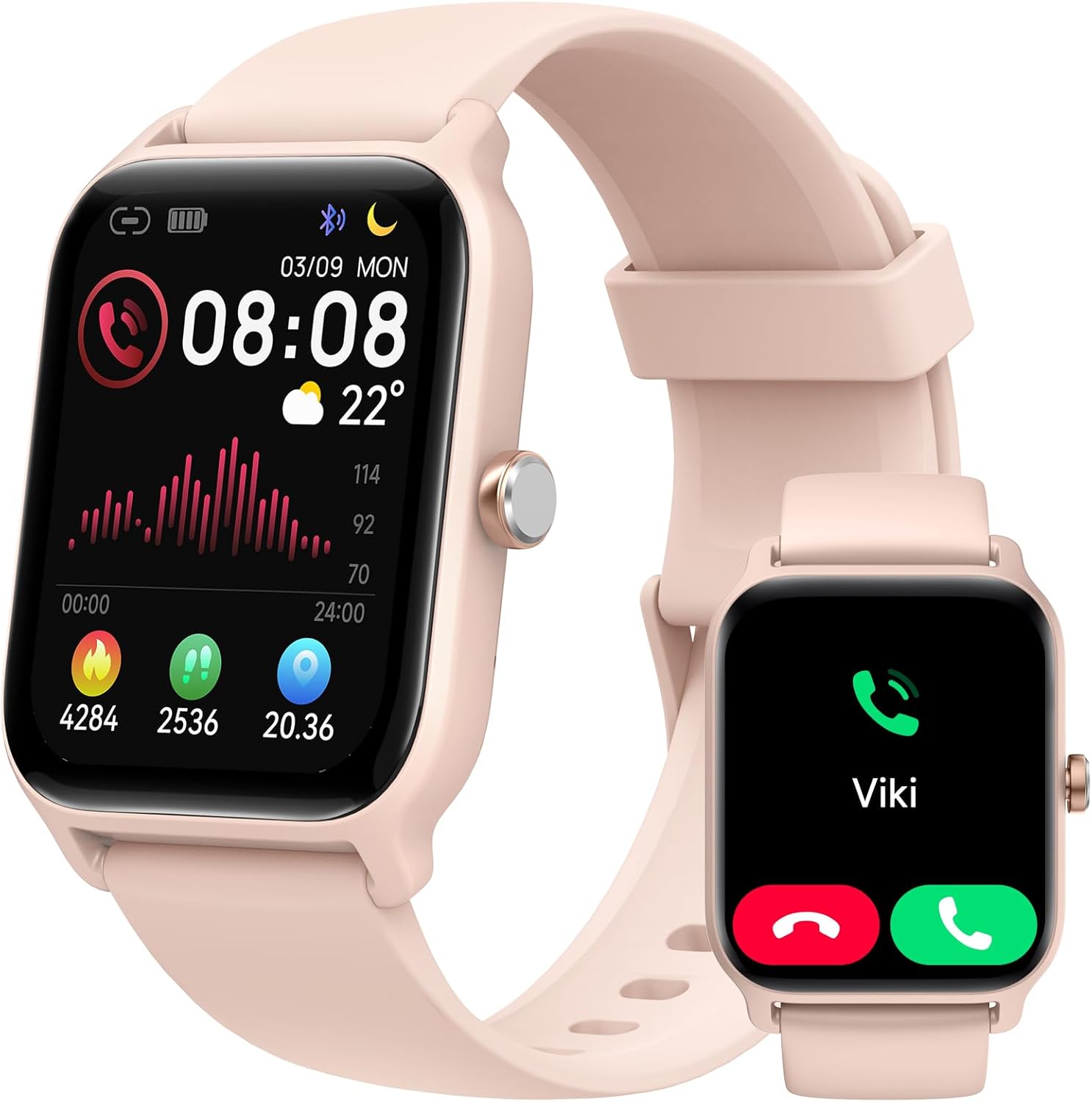Detalle de Yoever Smartwatch for Women with Alexa Built-in and Bluetooth Calling