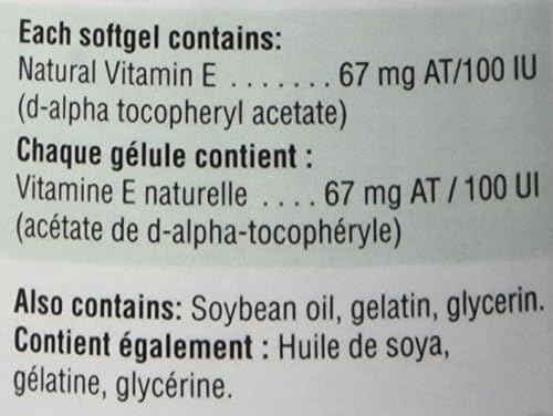 Thumbnail 4 de Jamieson Vitamin E 100 IU Softgels, 100 Count, Gluten-Free
