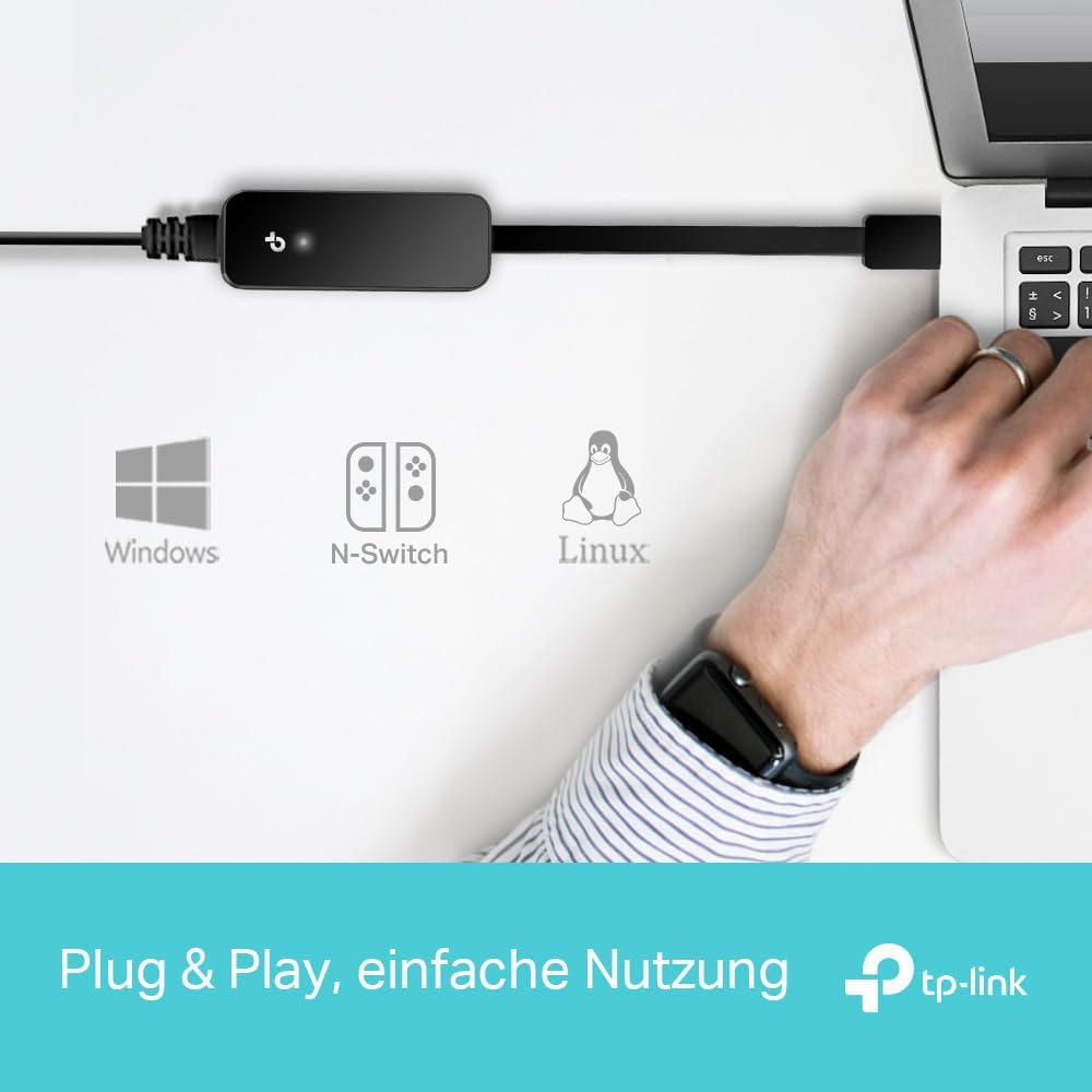 Thumbnail 4 de TP-Link UE306 USB‑auf‑Ethernet Adapter 1000 Mbps 🌐