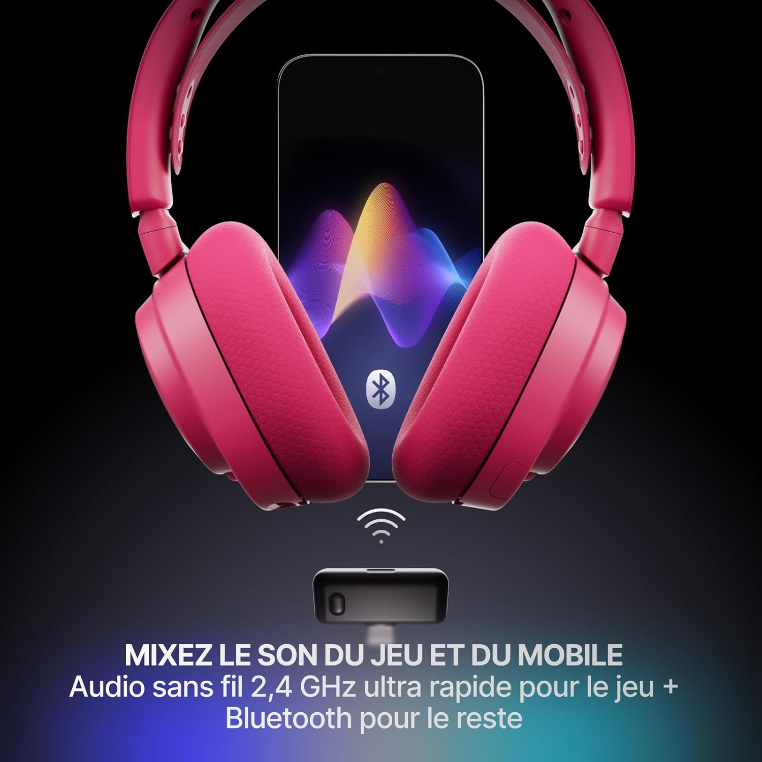 Thumbnail 3 de Arctis Nova 7P Gen2 sans fil: casque multi‑plateforme PS5/PC/Switch et mobile, 50H+
