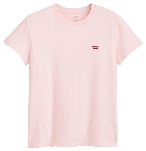 Detalle de Levi's Perfect Tee para Mujer (Potpourri, talla M) — una camiseta suave y versátil para el día a día