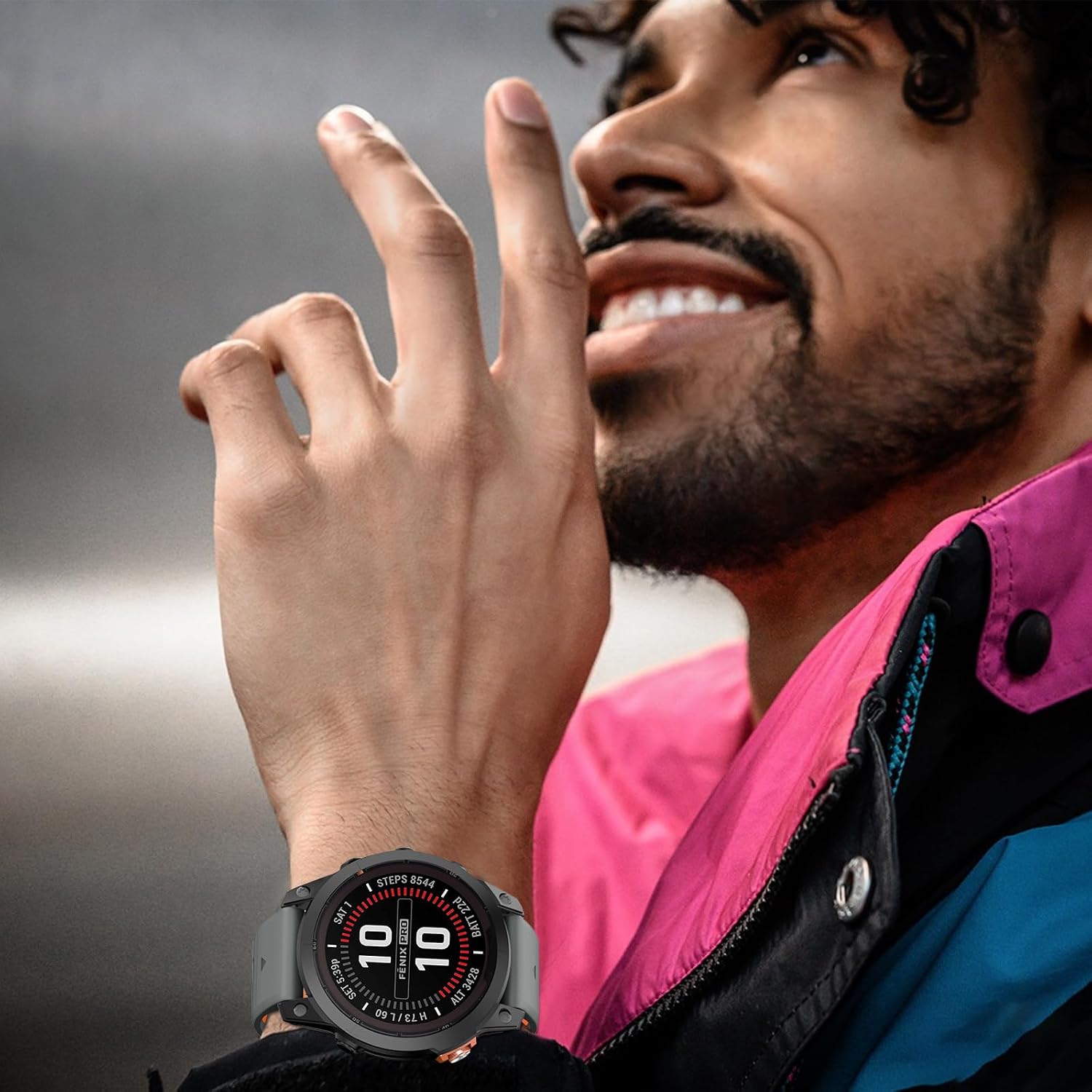 Thumbnail 6 de U-LIMVE 22 mm silikonarmband QuickFit för Garmin Fenix 8 47 mm