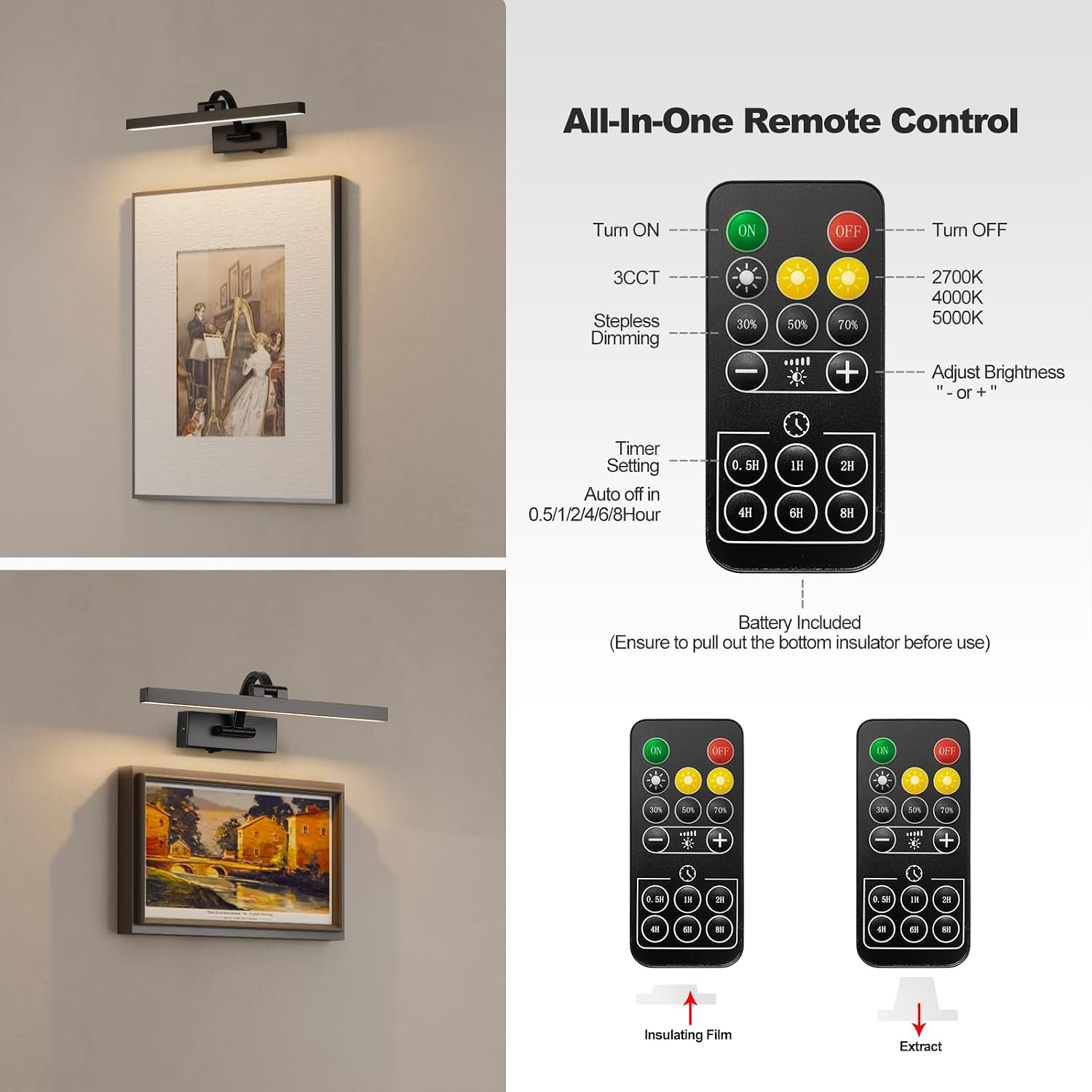 Thumbnail 6 de DarHorz Wireless Picture Light 15.5-Inch