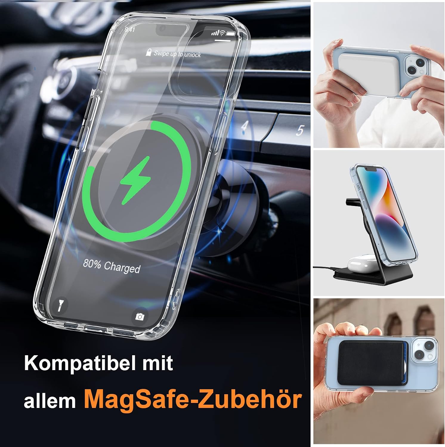 Detalle de ORETECH Hülle 6,1 Zoll MagSafe für iPhone 14/13